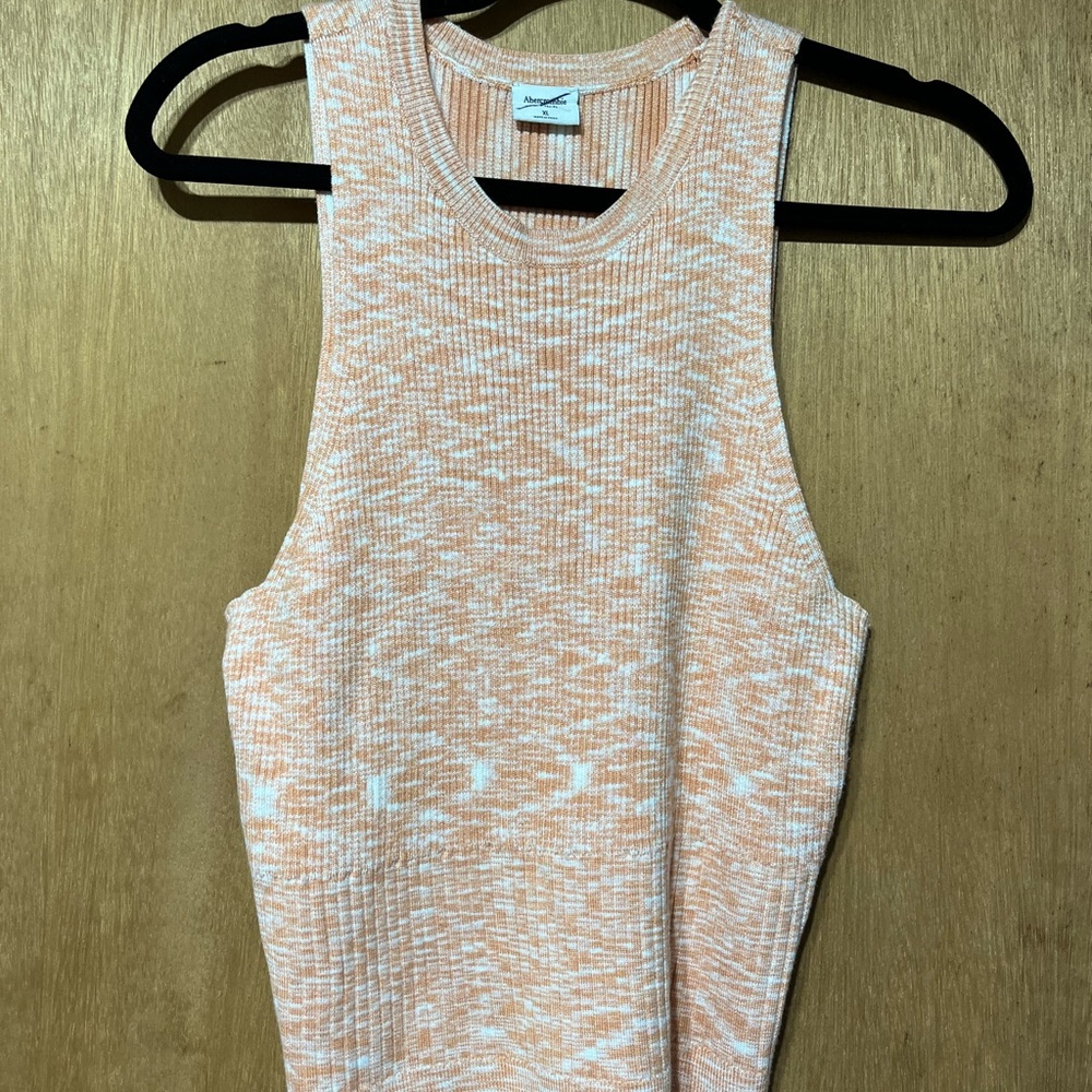 Abercrombie & Fitch‎ Orange Ribbed Tank Top